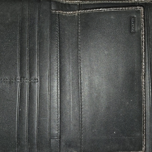 Coach Vintage Long Trifold Metallic Wallet/Silver Copper-ish Color - Picture 5 of 13